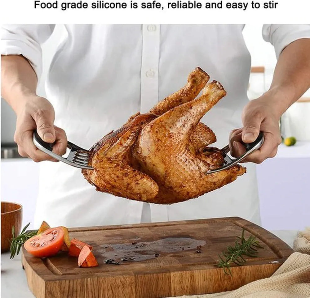 Vleesklauwen BBQ – Meat Claws – Pulled Pork Shredder – Set van 2 – Zwart-Barbecuegereedschapset-Ilumina Benelux