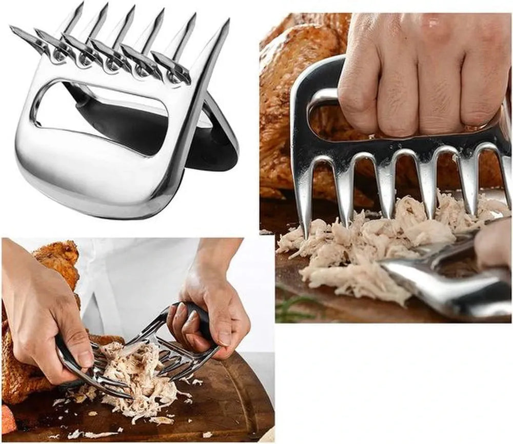 Vleesklauwen BBQ – Meat Claws – Pulled Pork Shredder – Set van 2 – Zwart-Barbecuegereedschapset-Ilumina Benelux