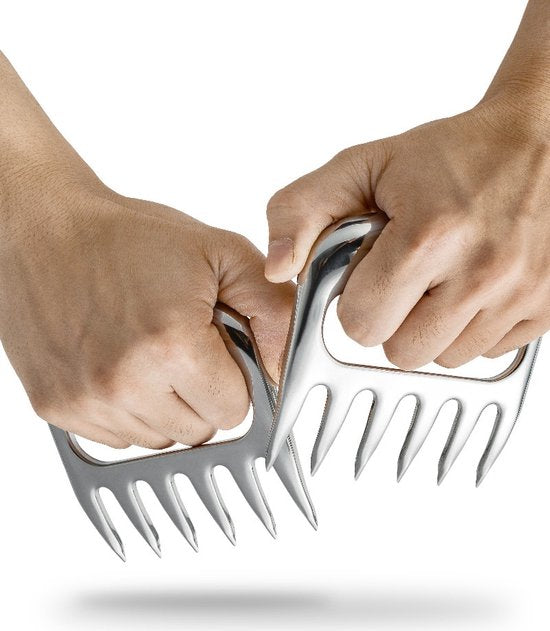Vleesklauwen BBQ – Meat Claws – Pulled Pork Shredder – Set van 2 – Zwart-Barbecuegereedschapset-Ilumina Benelux