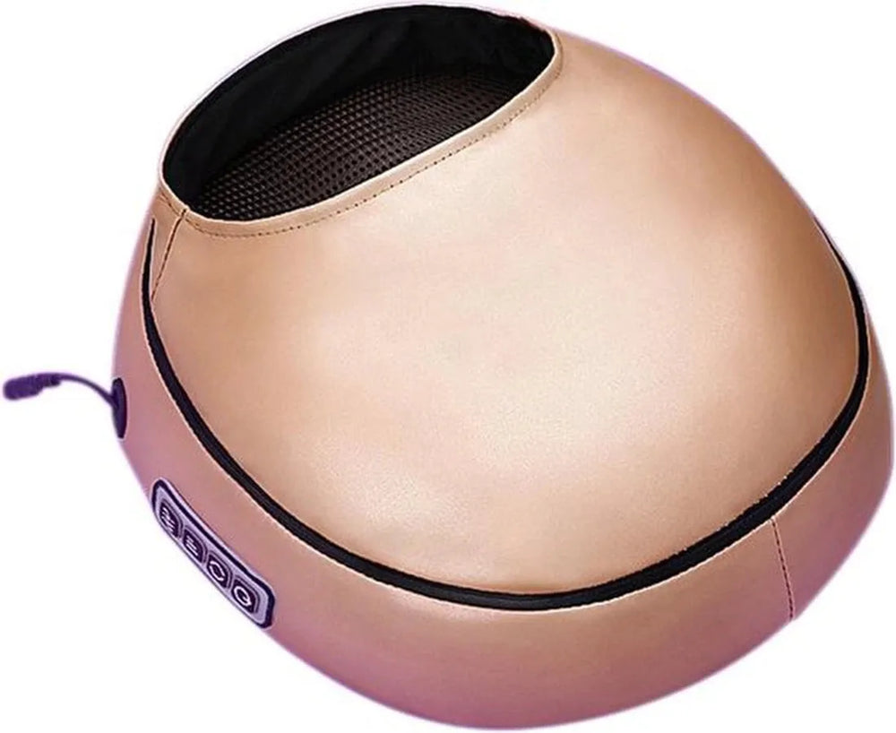 Voetmassageapparaat – Shiatsu Kneedroller – Infrarood Verwarming – Lederen Voetmassage – Zwart-Massageapparaat-Ilumina Benelux