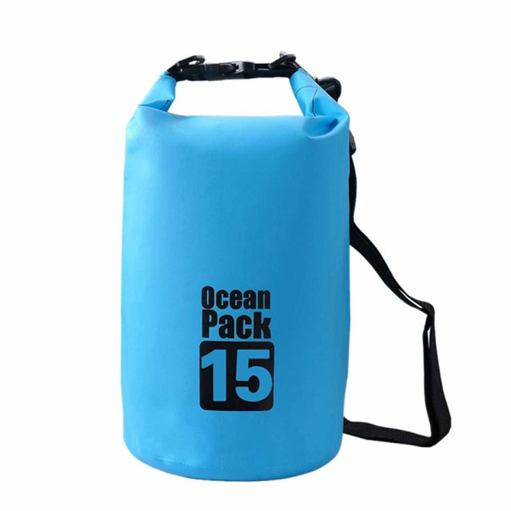 Waterdichte Droogzak 15 liter - Blauw-Hoesjes-Ilumina Benelux