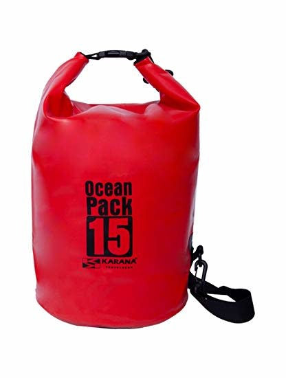 Waterdichte droogzak 15 liter - Rood-Hoesjes-Ilumina Benelux