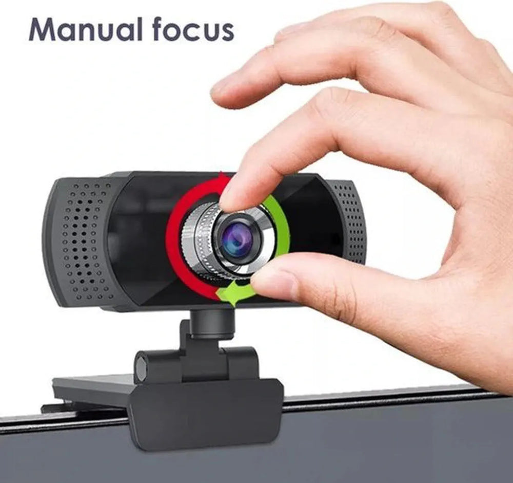 Webcam PC – 720P HD – Microfoon met ruisonderdrukking – Plug & Play – Voor laptop en desktop-Ilumina Benelux
