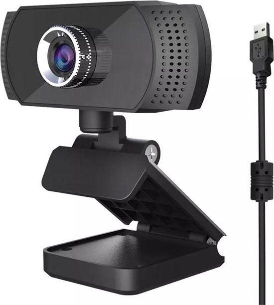 Webcam PC – 720P HD – Microfoon met ruisonderdrukking – Plug & Play – Voor laptop en desktop-Ilumina Benelux