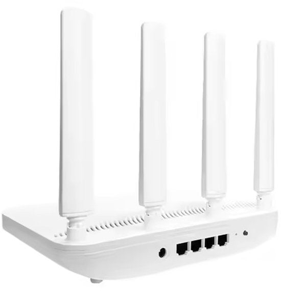WiFi 6 Router – Dual-band 2,4/5 GHz – MU-MIMO + OFDMA – 1 WAN + 3 LAN Gigabit – 4 Antennes – Zwart-Router-Ilumina Benelux