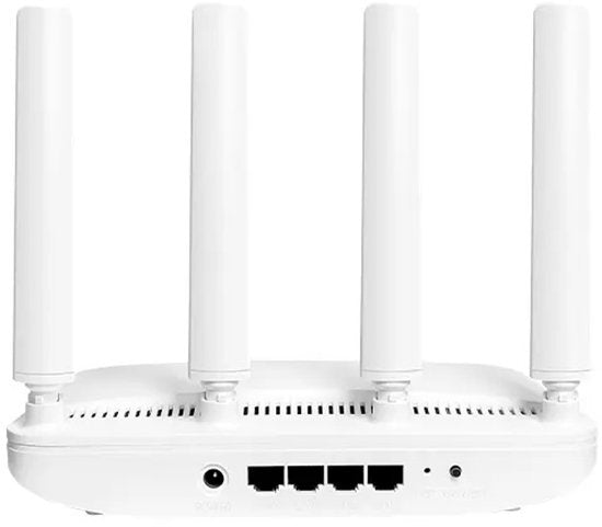 WiFi 6 Router – Dual-band 2,4/5 GHz – MU-MIMO + OFDMA – 1 WAN + 3 LAN Gigabit – 4 Antennes – Zwart-Router-Ilumina Benelux