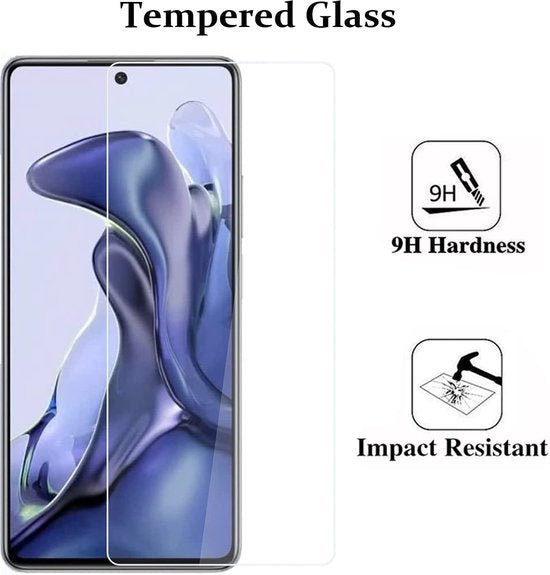 Xiaomi 11T / 11T Pro Screenprotector Gehard 9H – Anti-kras – 4-Pack-Ilumina Benelux