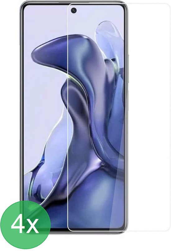 Xiaomi 11T / 11T Pro Screenprotector Gehard 9H – Anti-kras – 4-Pack-Ilumina Benelux
