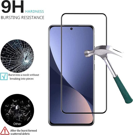 Xiaomi 12 & 12X Screenprotector Full Cover – 9H Gehard Glas – 12-Pack-Ilumina Benelux