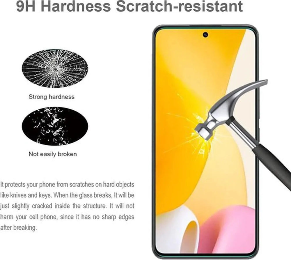 Xiaomi 12 Lite Screenprotector Gehard 9H – Anti-kras – 2-Pack Tempered Glas-Ilumina Benelux