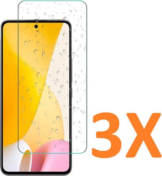 Xiaomi 12 Lite Screenprotector Gehard 9H – Anti-kras – 3-Pack-Ilumina Benelux