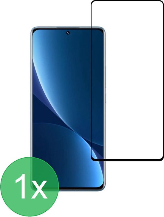 Xiaomi 12S Pro / 12 Pro Screenprotector Gehard 9H Screenprotector Full Cover – Tempered Glas – 1-Pack-Ilumina Benelux