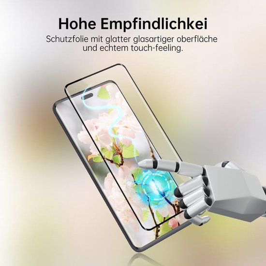 Xiaomi 13 Lite Screenprotector Full Cover Screenprotector Gehard 9H – 3-Pack-Ilumina Benelux