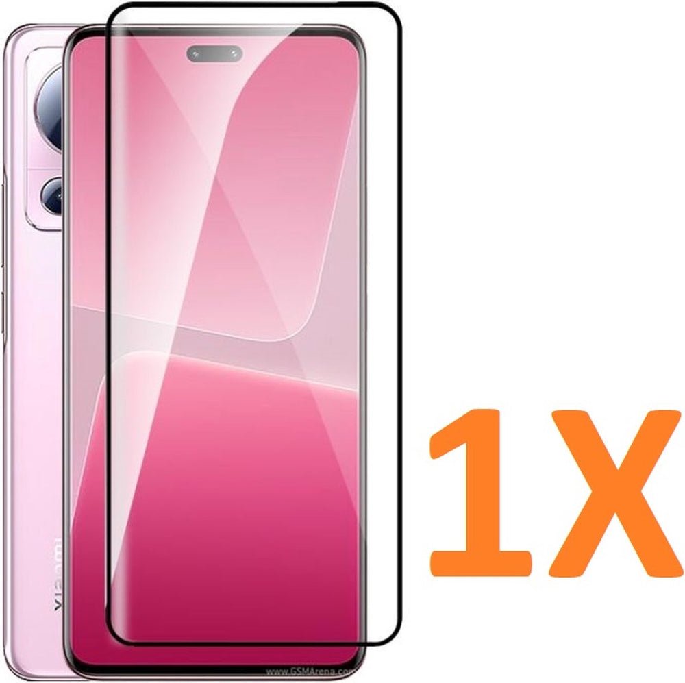 Xiaomi 13 Lite Screenprotector Full Cover Screenprotector Gehard 9H – 1-Pack-Ilumina Benelux