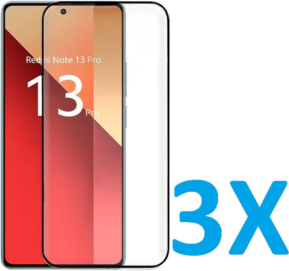 Xiaomi 13 Pro Screenprotector Full Cover – 9H Gehard Glas – 3-Pack-Ilumina Benelux