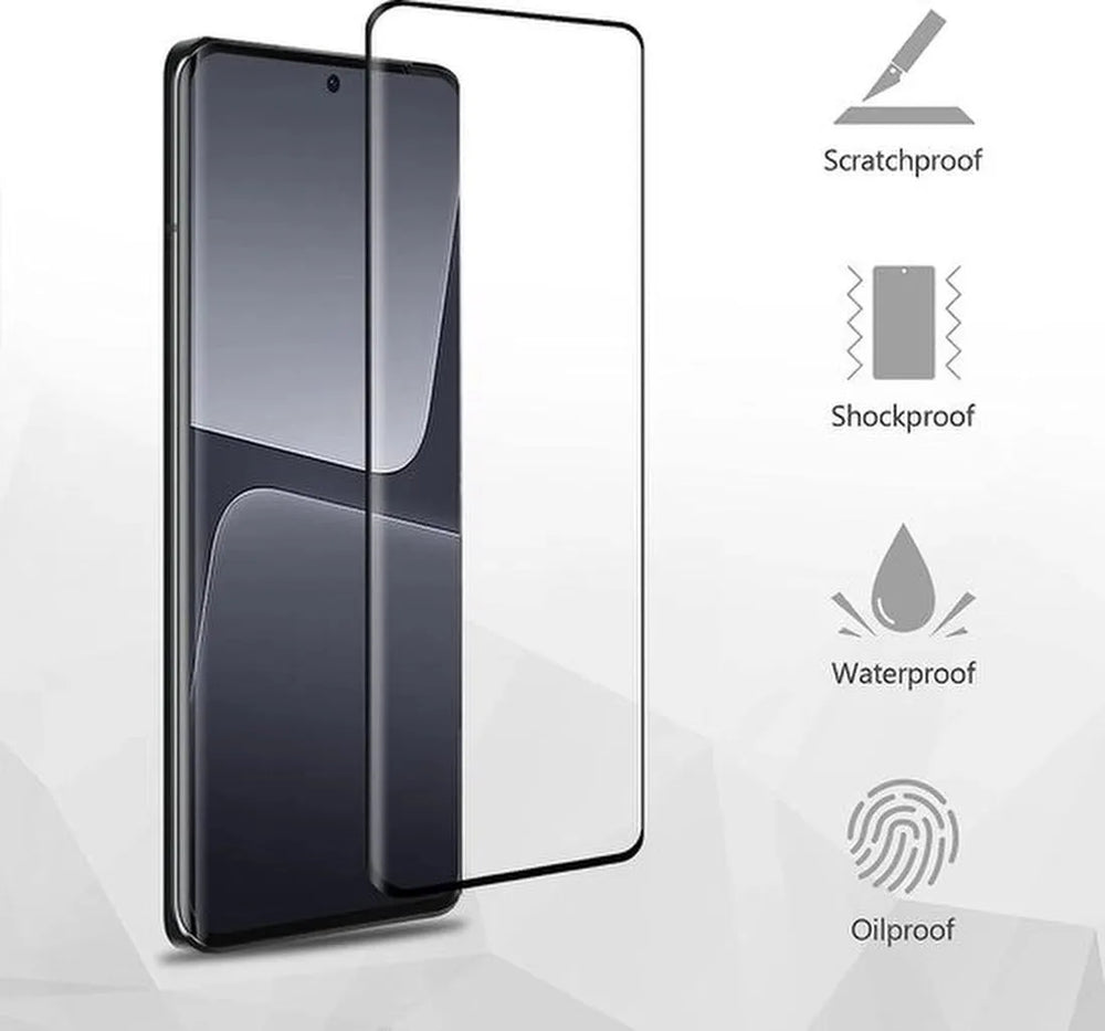 Xiaomi 13 Pro Screenprotector Full Cover – 9H Gehard Glas – 5-Pack-Ilumina Benelux