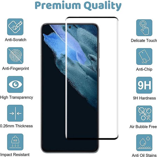 Xiaomi 13 Pro Screenprotector Full Cover Screenprotector Gehard 9H – 2-Pack-Ilumina Benelux