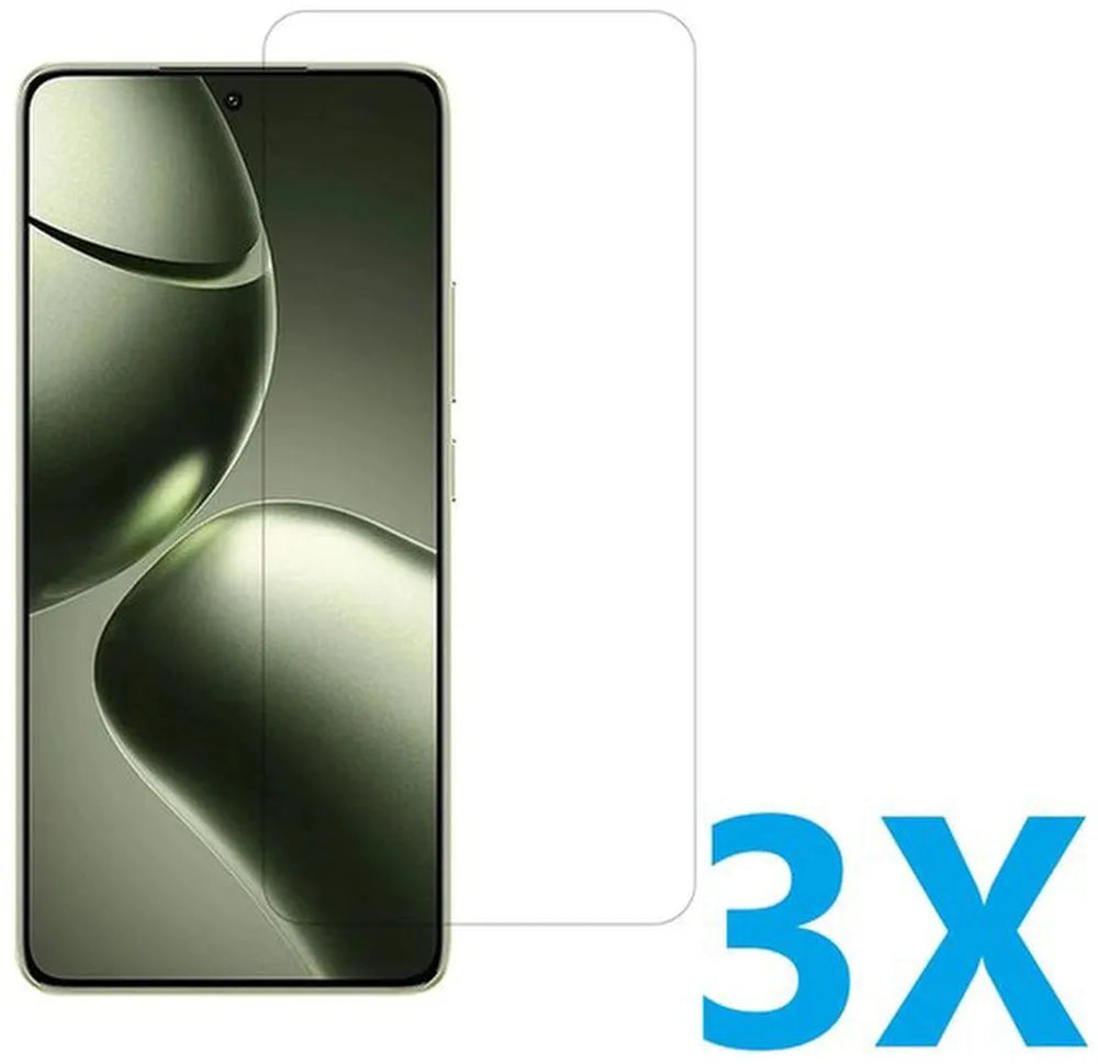 Xiaomi 14T / 14T Pro Screenprotector Gehard 9H – Anti-kras – 3-Pack-Ilumina Benelux