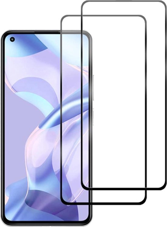 Xiaomi Mi 11 Lite 4G/5G/5G NE Screenprotector Full Cover Screenprotector Gehard 9H – 2-Pack-Ilumina Benelux