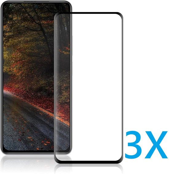 Xiaomi Mi 11i Screenprotector Full Cover – 9H Gehard Glas – 3-Pack-Ilumina Benelux