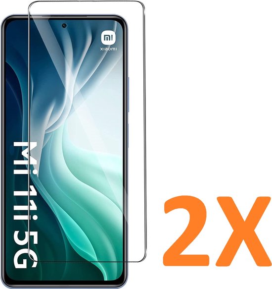 Xiaomi Mi 11i Screenprotector Gehard 9H – Anti-kras – 2-Pack Tempered Glas-Ilumina Benelux