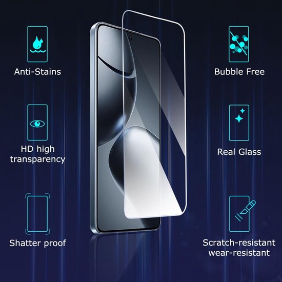 Xiaomi Mi 13 Screenprotector Gehard 9H – Anti-kras – 3-Pack Tempered Glas-Ilumina Benelux