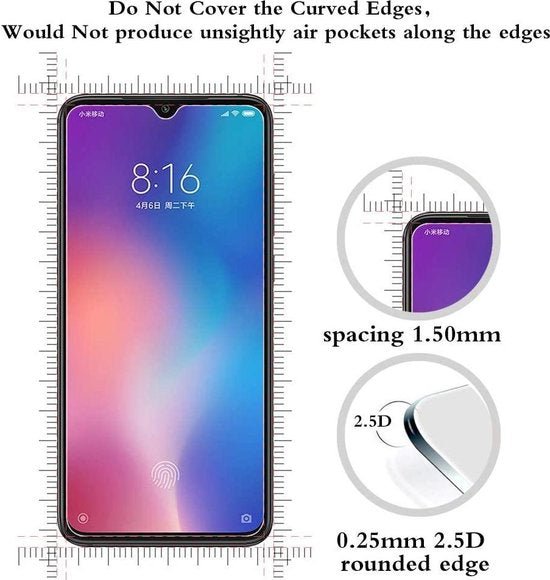 Xiaomi Mi 9 SE Screenprotector Gehard 9H – Anti-kras – 2-Pack-Ilumina Benelux