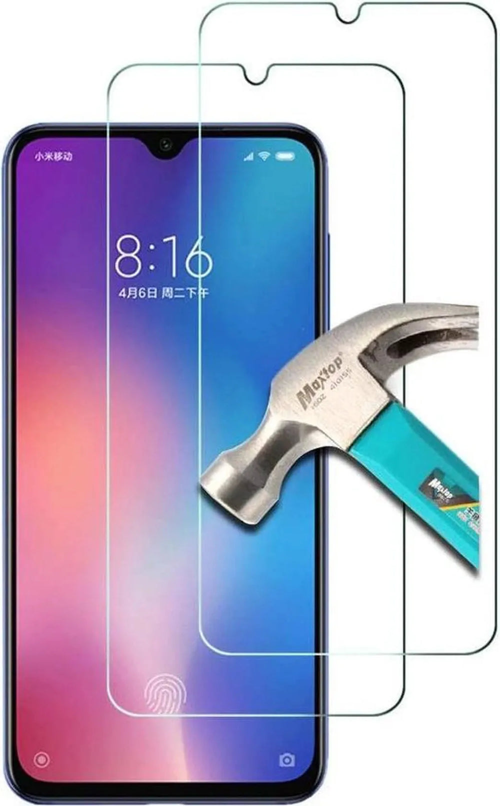 Xiaomi Mi 9 SE Screenprotector Gehard 9H – Anti-kras – 2-Pack-Ilumina Benelux