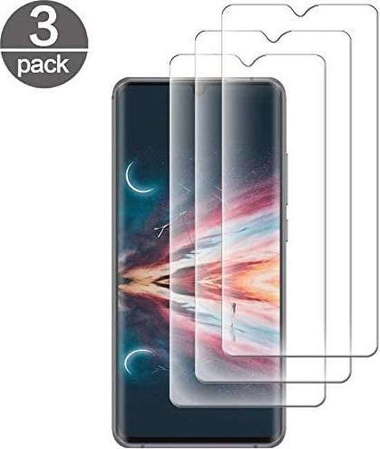 Xiaomi Mi Note 10 Screenprotector Gehard 9H – Anti-kras – 3-Pack-Ilumina Benelux