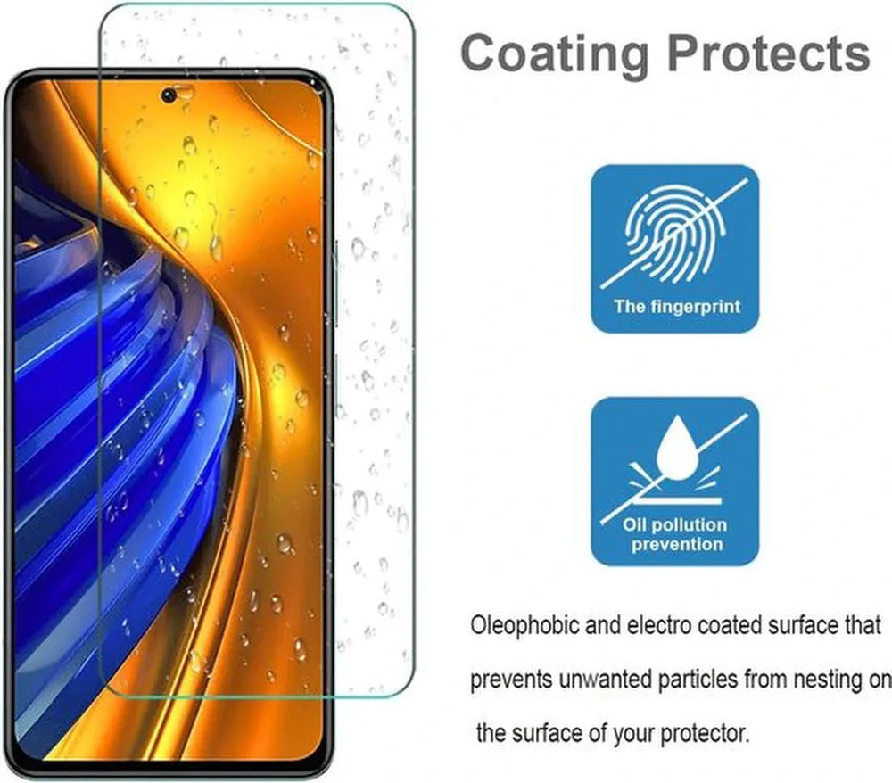Xiaomi Poco F3 & Poco F4 5G Screenprotector Gehard 9H – Anti-kras – Tempered Glas – 1-Pack-Ilumina Benelux