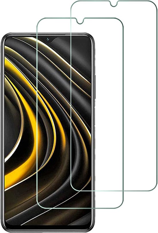 Xiaomi Poco M3 / Redmi 9T Screenprotector Gehard 9H – Anti-kras – 2-Pack-Ilumina Benelux