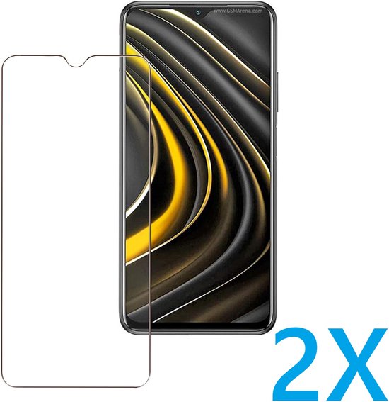 Xiaomi Poco M3 Screenprotector Gehard 9H – Anti-kras – 2-Pack-Ilumina Benelux