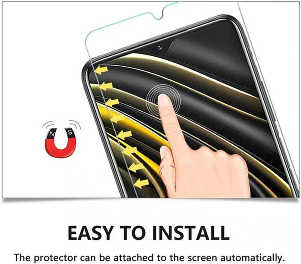 Xiaomi Poco M3 Screenprotector Gehard 9H – Anti-kras – 3-Pack-Ilumina Benelux