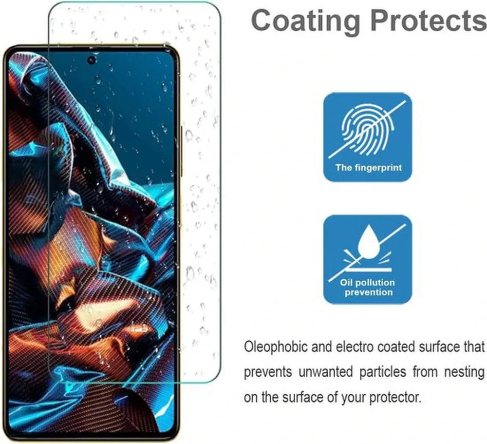 Xiaomi Poco X5 & X5 Pro 5G Screenprotector Gehard 9H – Anti-kras – 3-Pack-Ilumina Benelux