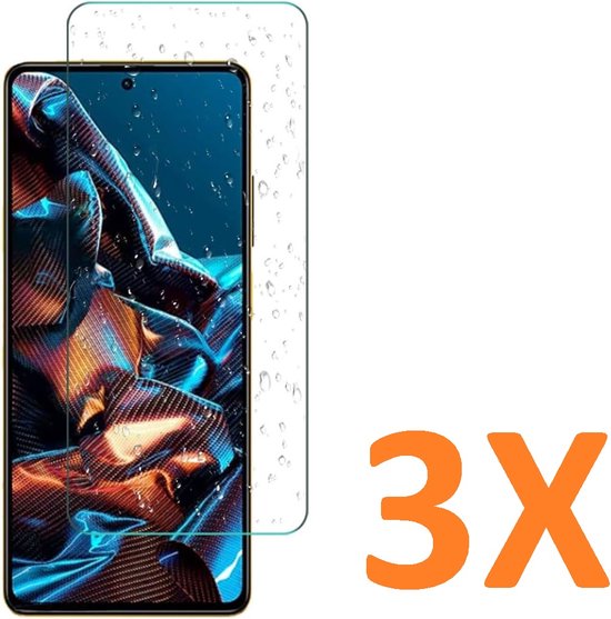Xiaomi Poco X5 & X5 Pro 5G Screenprotector Gehard 9H – Anti-kras – 3-Pack-Ilumina Benelux
