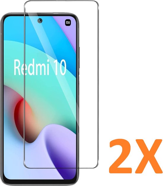 Xiaomi Redmi 10 & Redmi 10 2022 Screenprotector Gehard 9H – Anti-kras – Tempered Glas – 2-Pack-Ilumina Benelux