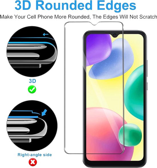 Xiaomi Redmi 10A – 9H Gehard Glas – Anti-kras – 2-Pack Tempered Glas-Ilumina Benelux