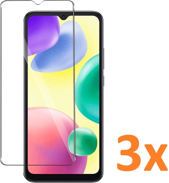 Xiaomi Redmi 10A Screenprotector Gehard 9H – Anti-kras – 3-Pack-Ilumina Benelux