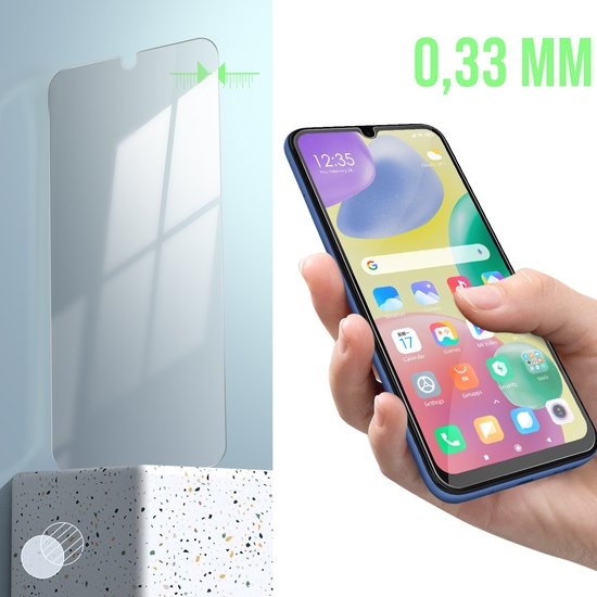 Xiaomi Redmi 10A Screenprotector Gehard 9H – Anti-kras – Tempered Glas – 1-Pack-Ilumina Benelux