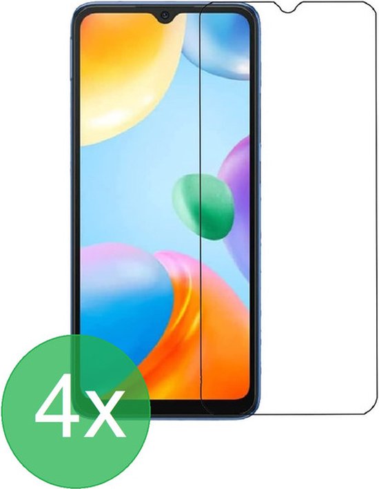 Xiaomi Redmi 10C & Poco C40 Screenprotector Gehard 9H – Anti-kras – 4-Pack-Ilumina Benelux
