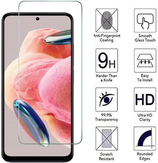Xiaomi Redmi 12 Screenprotector Gehard 9H – Anti-kras – 3-Pack-Ilumina Benelux