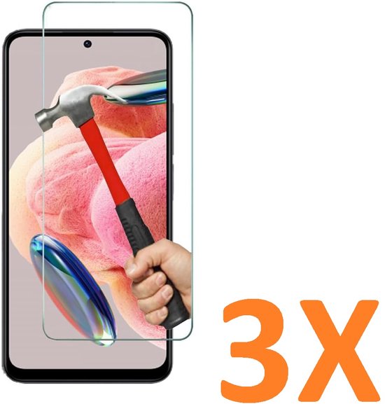 Xiaomi Redmi 12 Screenprotector Gehard 9H – Anti-kras – 3-Pack-Ilumina Benelux