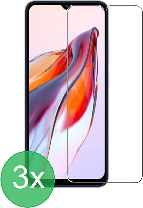 Xiaomi Redmi 12C Screenprotector Gehard 9H – Anti-kras – 3-Pack-Ilumina Benelux