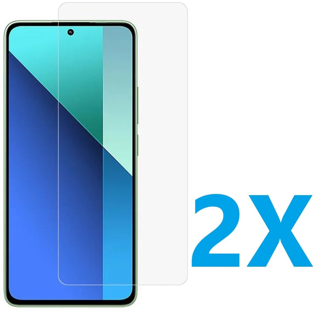 Xiaomi Redmi 13 4G/5G & Poco M6 – 9H Gehard Glas – Anti-kras – 2-Pack-Ilumina Benelux