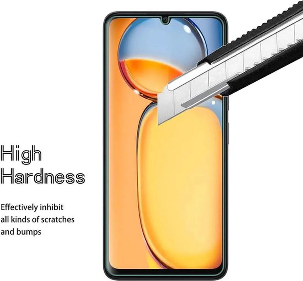 Xiaomi Redmi 13C / Poco C65 Screenprotector Gehard 9H – Anti-kras – Tempered Glas – 1-Pack-Ilumina Benelux