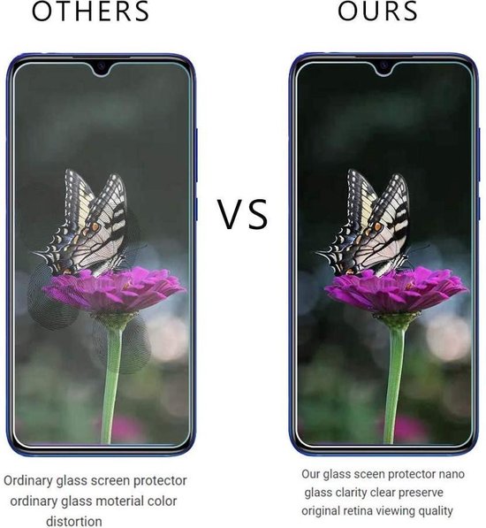 Xiaomi Redmi 7 Screenprotector Gehard 9H – Anti-kras – Tempered Glas – 1-Pack-Ilumina Benelux