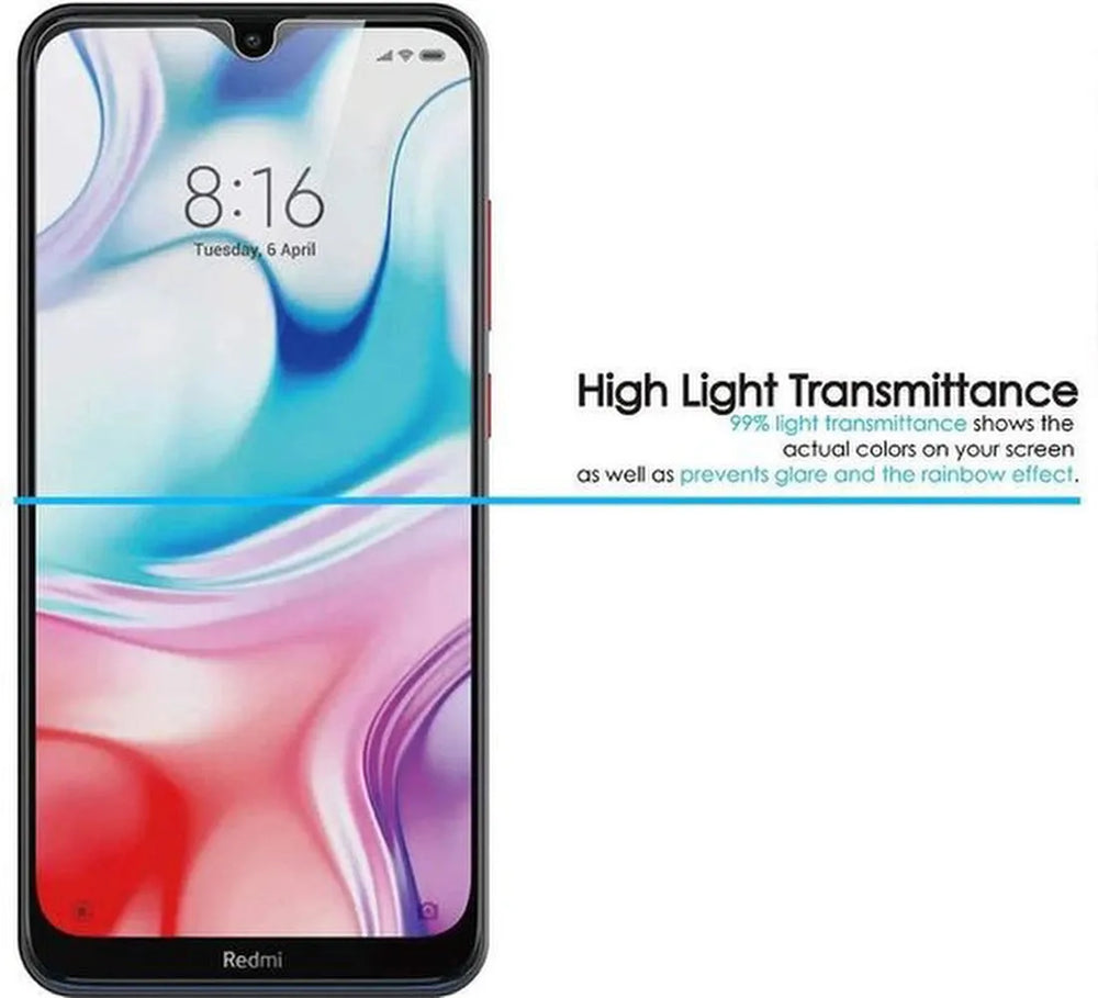 Xiaomi Redmi 8A Screenprotector Gehard 9H – Anti-kras – 2-Pack-Ilumina Benelux