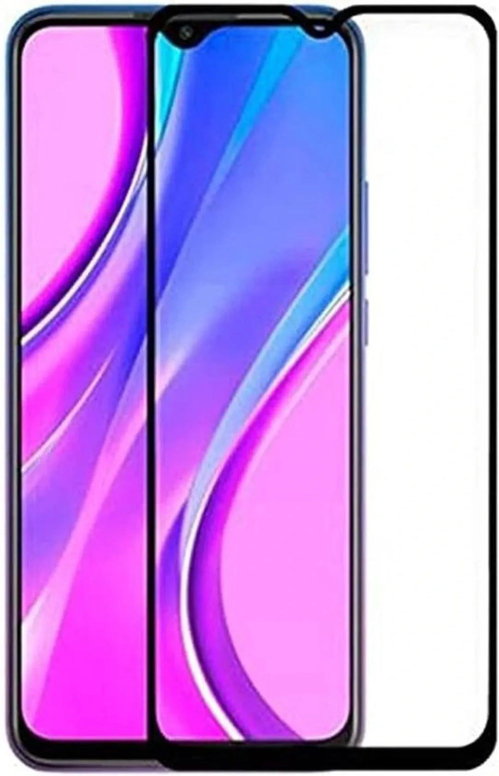 Xiaomi Redmi 9 Screenprotector Full Cover Screenprotector Gehard 9H – 2-Pack-Ilumina Benelux