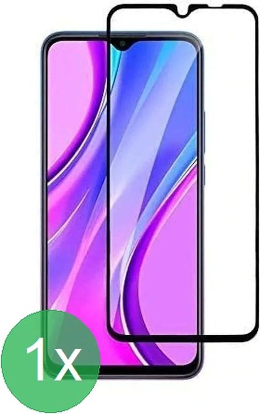 Xiaomi Redmi 9A/9C Screenprotector Full Cover Screenprotector Gehard 9H – 1-Pack-Ilumina Benelux