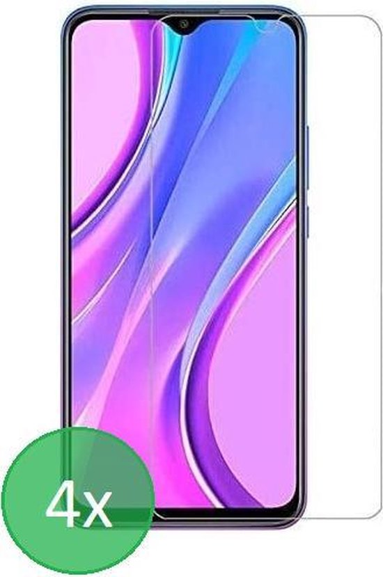 Xiaomi Redmi 9C Screenprotector Gehard 9H – Anti-kras – Tempered Glas – 4-Pack-Ilumina Benelux